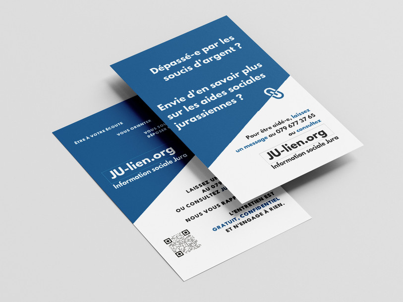 Flyer JU-lien, disponible sur le site JU-lien.org, à la page « Aider son entourage ».