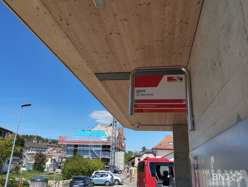 Les trains ne circuleront plus entre le Noirmont et les Breuleux du 19 mai au 7 août.