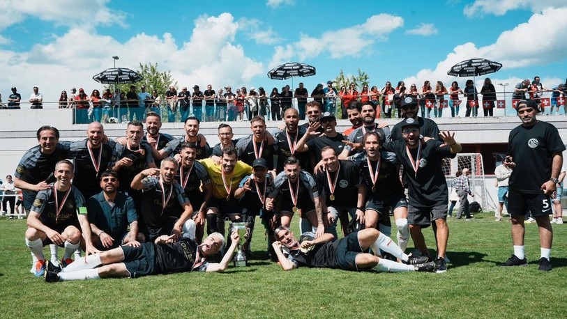 Neuchâtel City a remporté la Coupe de Suisse des plus de 40 ans samedi face à Huzwil-Henau. (Photo : Neuchâtel City)