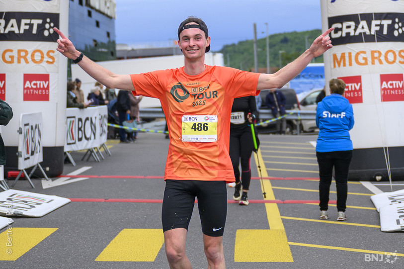 Alexis Lhérieau a signé sa deuxième victoire d'étape aux Ponts-de-Martel, après celle de Marin. (Photo: archives Bertrand Pfaff)