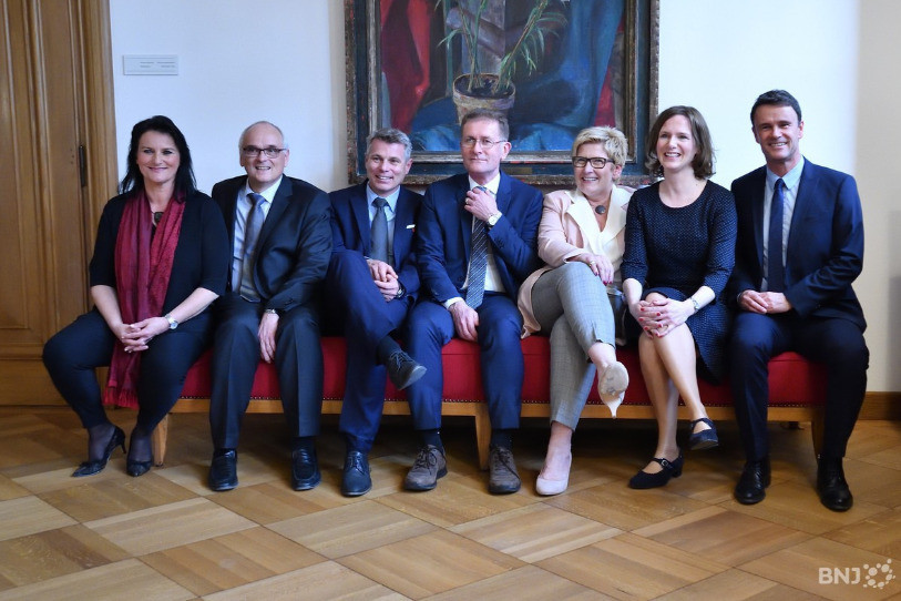Le Conseil-exécutif bernois in corpore.