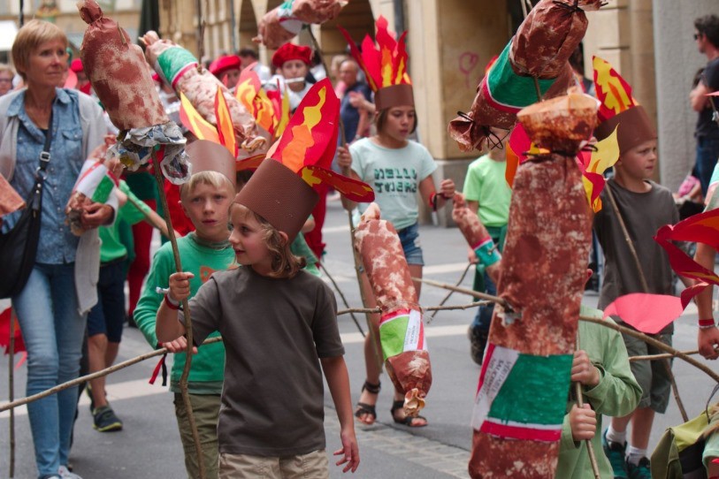 Ici le cortège de la Fête de la jeunesse en 2017. (Photo : archives)
