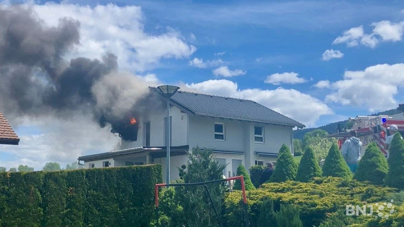 L'incendie touche une maison d'habitation.