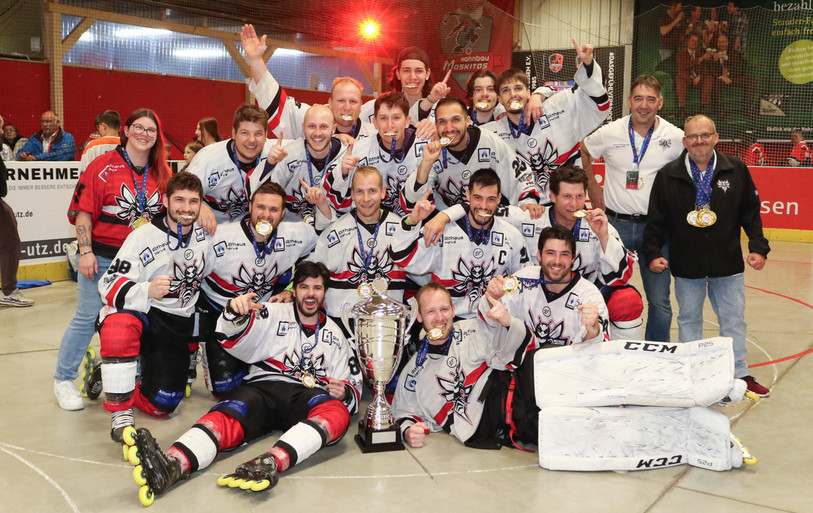 Le SHC Buix a gagné l'European Men Challenge Cup à Essen. (Photo : Mauricette Schnider.)