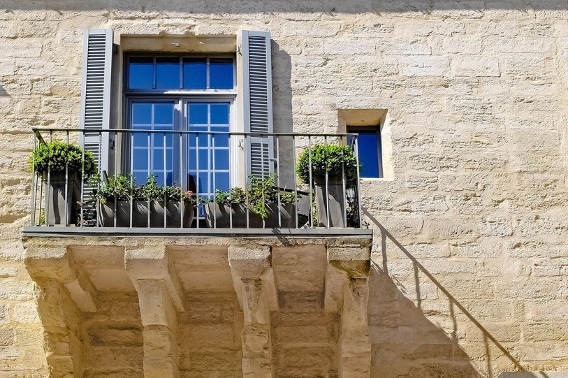 Un balcon fleuri