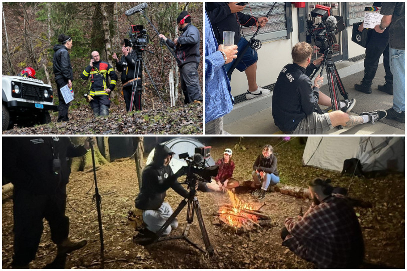 « The Caroline Hills », un film tourné essentiellement au Val-de-Travers avec des acteurs de la région. (Photos : The Caroline Hills / José Luis Segura).