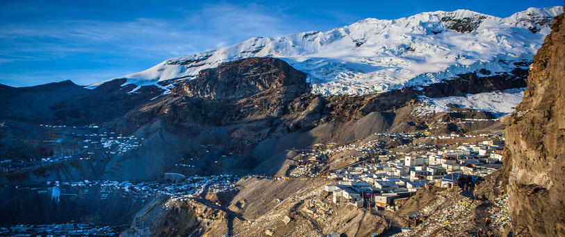 La Rinconada est la ville habitée la plus en altitude du monde. (Crédits : Mybestplace)