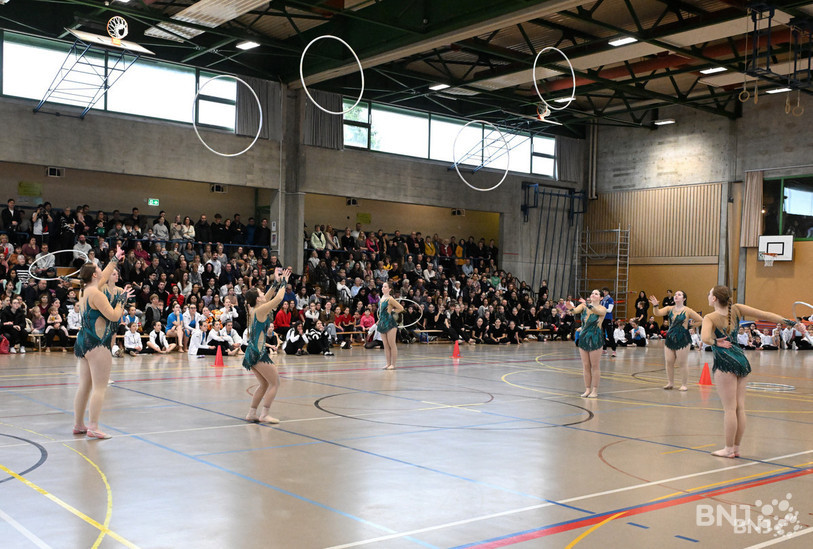 Les gymnastes proposeront différentes performances à Lausanne. (Photo : archives Georges Henz)