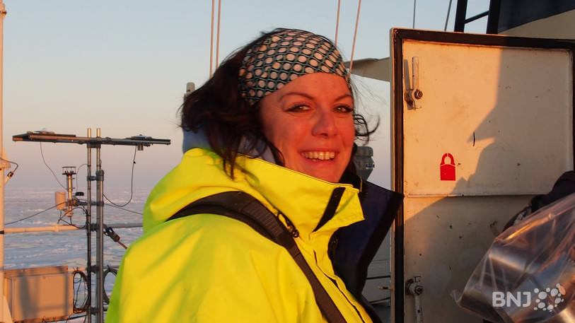 Célia Sapart a passé plusieurs années dans les régions polaires pour étudier le lien entre activités humaines et climat. (Archives Célia Sapart, Arctique, 2015)