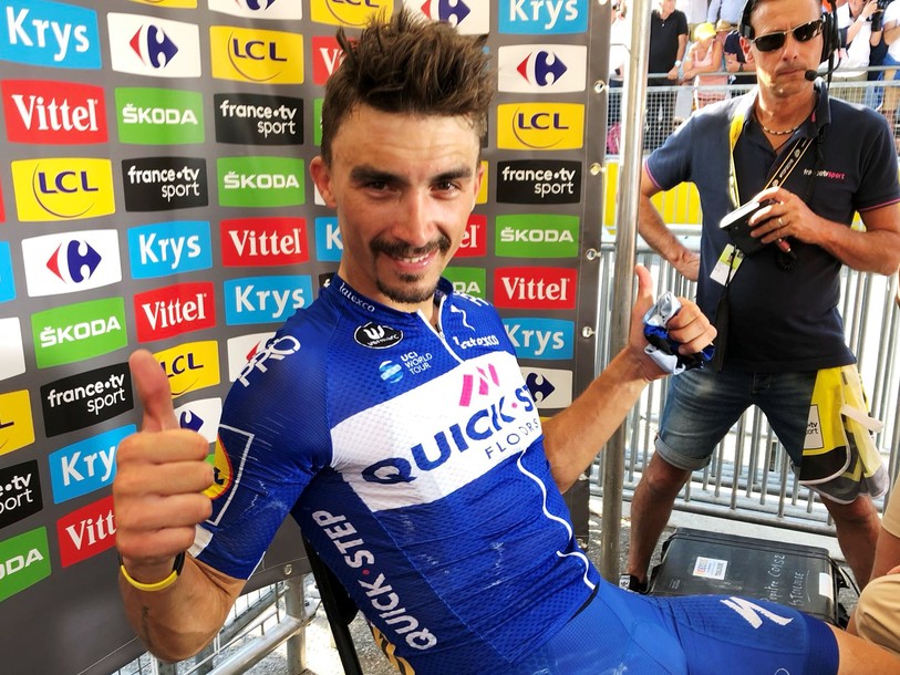 Julian Alaphilippe (photo : twitter Le Tour de France)