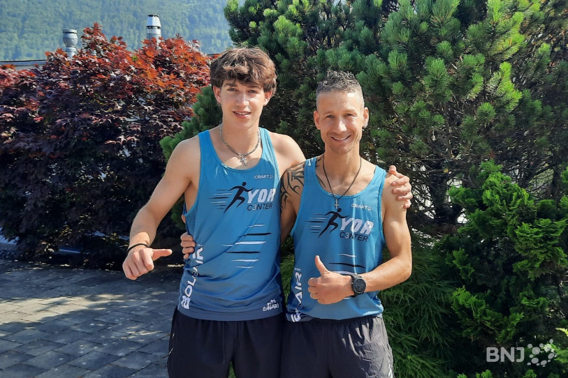 Alexis et son papa Michaël Morand son habitués des premières places sur le Trophée jurassien.