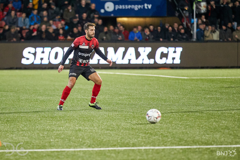 Formé à Xamax, Max Veloso a disputé 181 rencontres sous le maillot « rouge et noir » avant son départ à l'été 2023. (photo : archives)