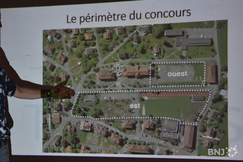 Vue satellite des endroits où les projets pouvaient proposer la construction d'un bâtiment.