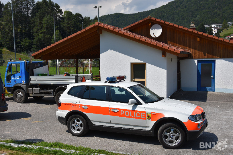 La police est intervenue mardi pour prélever d'éventuelles traces.