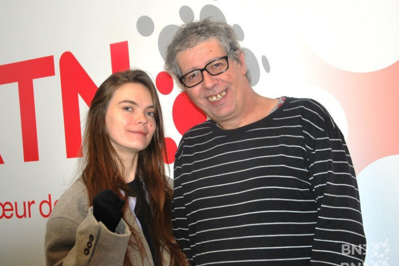 Alain Margot et Oxana Shachko dans nos studios il y a deux ans.