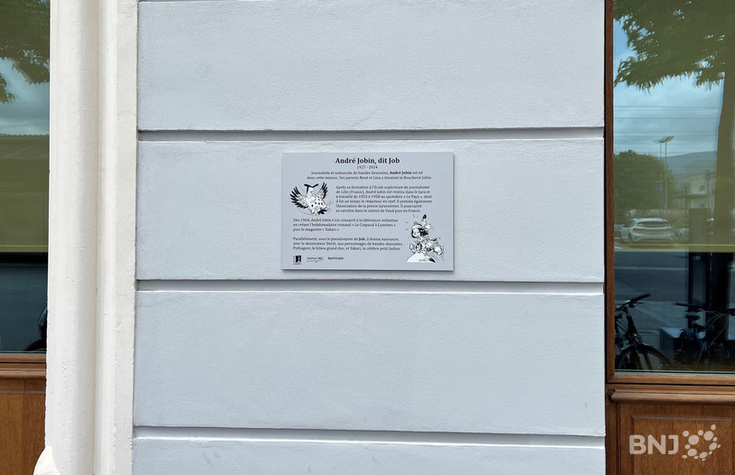 La plaque a été inaugurée samedi.