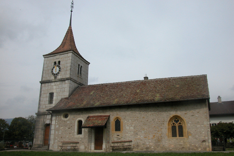 Val-de-Ruz veut que ses onze temple, dont celui d'Engollon, continuent d'accueillir des cérémonies laïques. (Archives : Office du patrimoine et de l’archéologie)