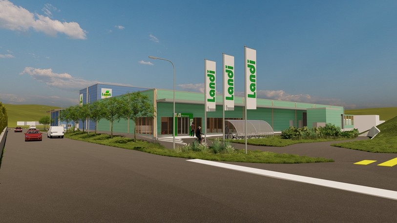 Image 3D du nouveau magasin Landi