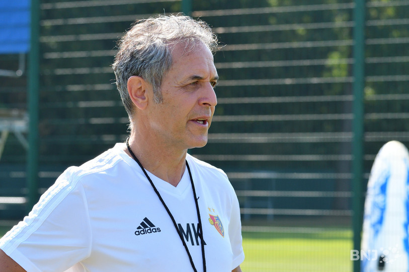 Marcel Koller a dirigé son 1er entraînement vendredi matin.
