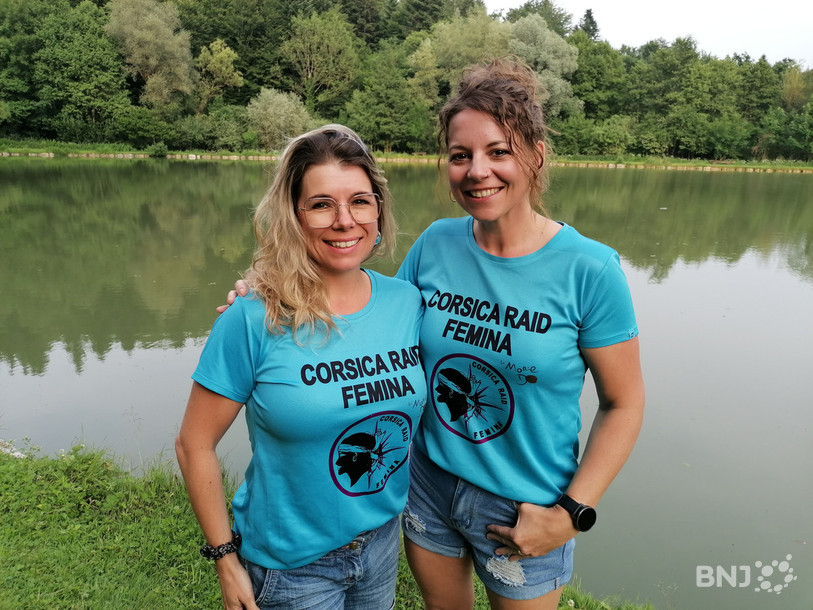 Emmanuelle Lachat, de Boécourt, et Line Braichet, de Montavon, sont prêtes et se réjouissent de participer au Corsica Raid Femina.