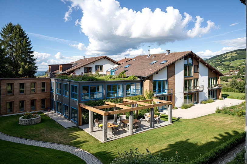 Une illustration de ce à quoi ressemblera la bâtiment après les travaux. (Image : BimProcess)