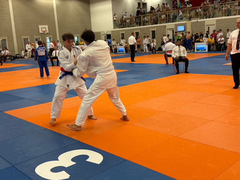 Teo Frutschi a vécu sa première expérience internationale ce week-end aux Pays-Bas. (Photo : Judo Club Cortaillod-Neuchâtel)