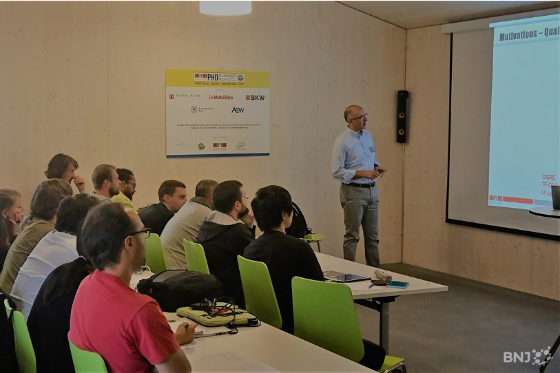 Les doctorants de la Summer School en pleine conférence. (Image: archives)