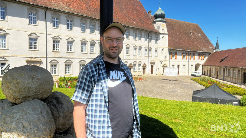 Adrien Berger est le président de l'association de mise en valeur du château de Porrentruy.
