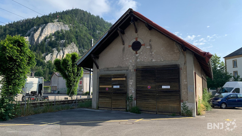 L’USL de Fleurier entreposait son matériel de location dans ce bâtiment situé à proximité de la Place Longereuse.