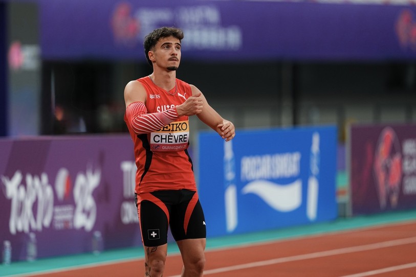 Le sprinter de la FSG Bassecourt, Mathieu Chèvre, sera le seul jurassien au départ des Championnats d'Europe U23 d'athlétisme. (Photo : archives/Mathieu Chèvre)