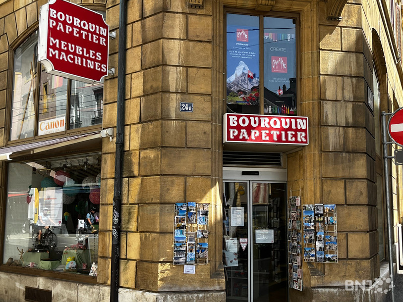 La papeterie Bourquin, située au centre-ville de Neuchâtel, va bientôt fermer sa boutique. 