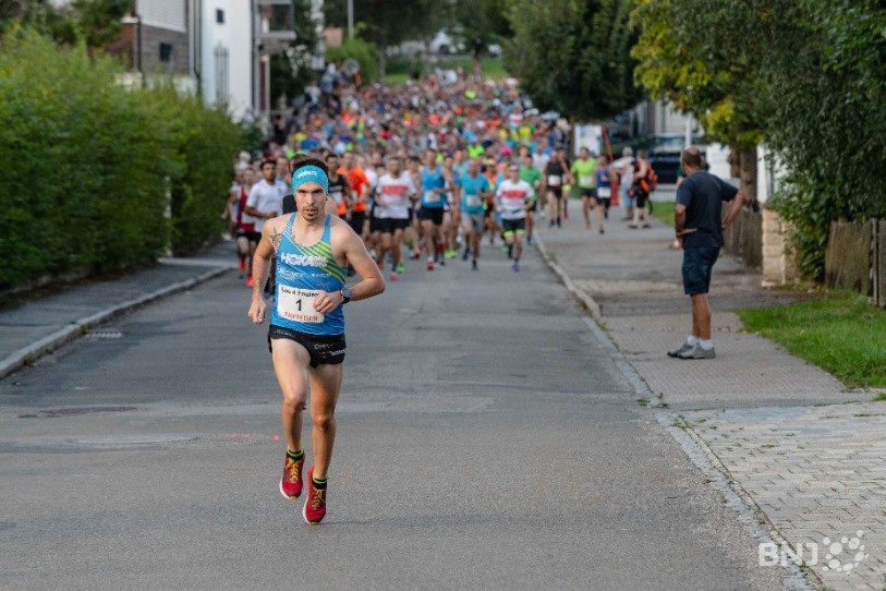 Jérémy Hunt toujours devant à la troisième comme ici à la première étape des 4 Foulées.