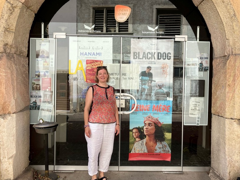 Jeanne Beuret, secrétaire de l’association du cinéma La Grange.