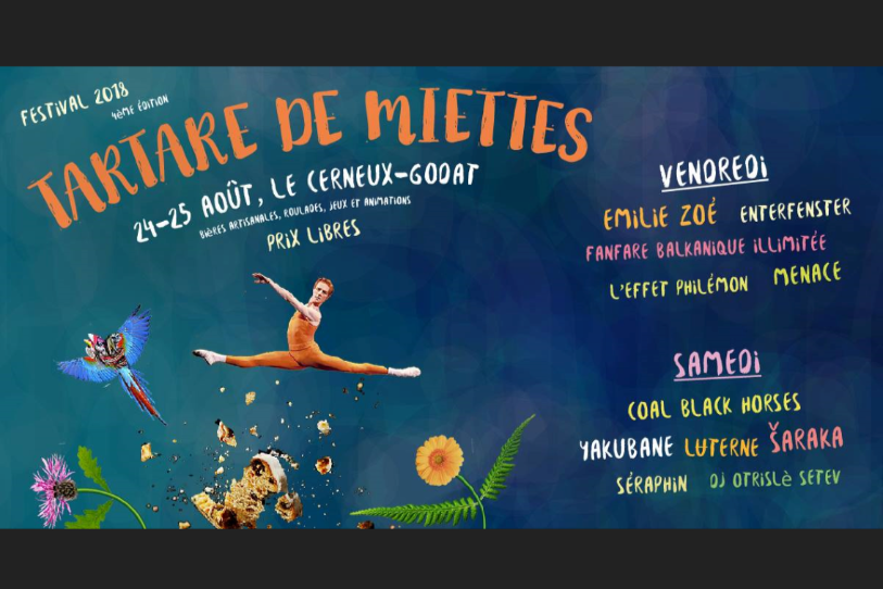 L'affiche du festival Tartare de Miettes
