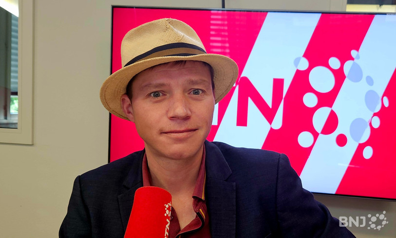 Gabriel Risold, journaliste au Courrier du Val-de-Travers, dans « La Matinale ».
