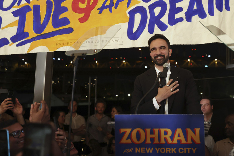 Zohran Mamdani se revendique progressiste et musulman. (Photo : AP Photo/Heather Khalifa). 