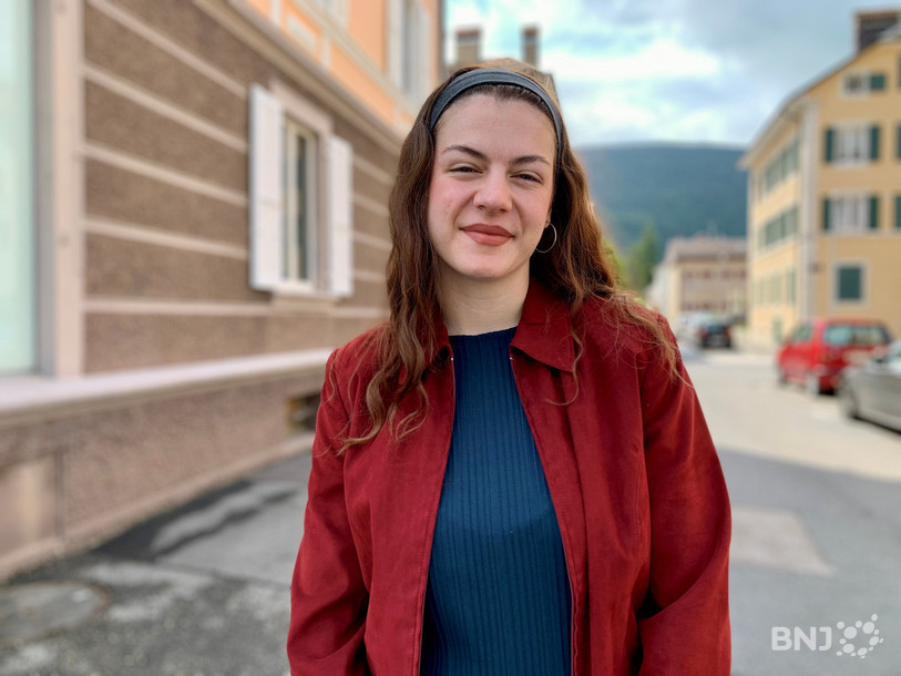 Lolita Mehmeti, 24 ans ce week-end, a été élue à la tête de Jeunessexpress en fin d'année passée.