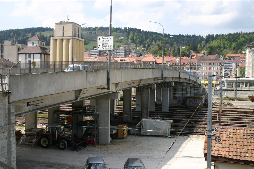  Le chantier de remplacement du Grand-Pont à La Chaux-de-Fonds débutera au mois de mars. (Photo : Chancellerie d’État)