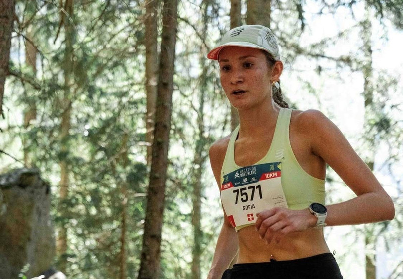 Sofia Chételat s'est imposé à Chamonix. (photo : Marathon du Mont-Blanc).