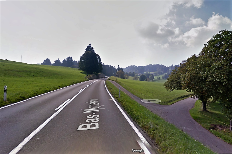 La H18 est un axe clé entre le canton de Neuchâtel, le Jura et le Jura bernois. (Crédits : Google street view).