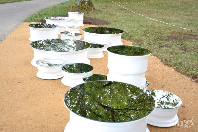 L'installation « Sky Reflect » de l'artiste jurassien Christophe Bregnard