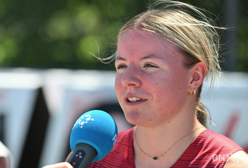 Alicia Masini souhaite améliorer, une nouvelle fois, son record personnel ce week-end aux Championnats de Suisse d’athlétisme en salle à St-Gall. (Photo : archives/Georges Henz.)