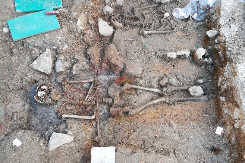 Cimetière datant du 10e au 12e siècle (photo : canton du Jura). 