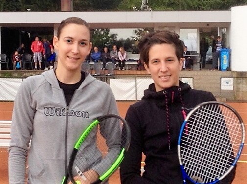 Florence Maître et Fanny Meier, finalistes des Championnats jurassiens de tennis 2018