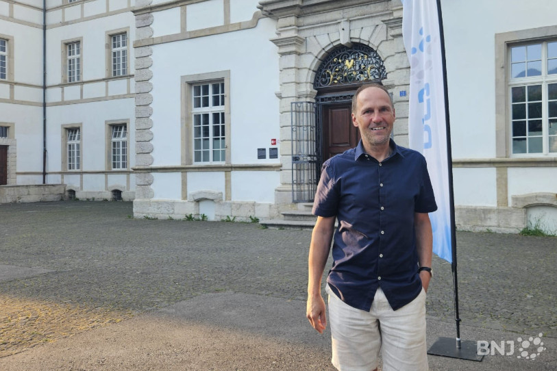 A l'école du Château, les vacances approchent pour le directeur Marc-Olivier Lüthi.