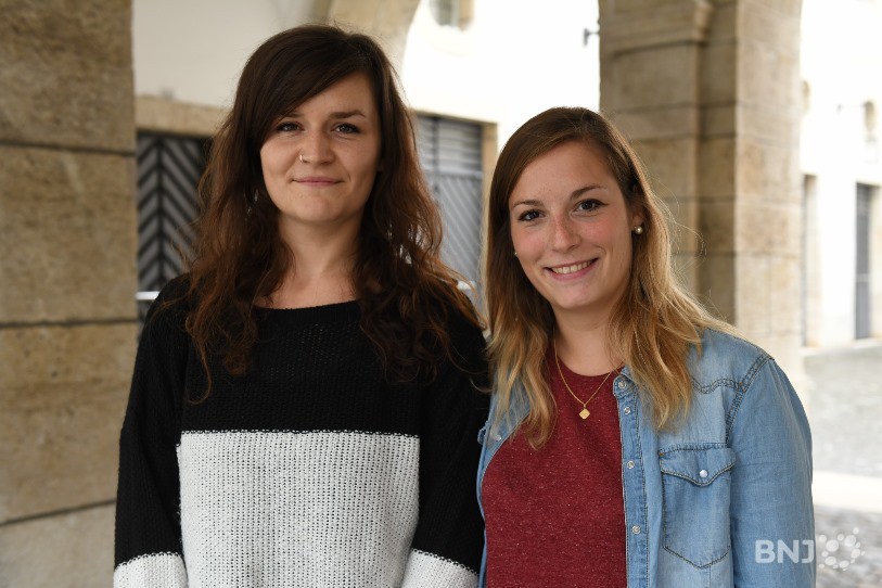 Noémie Merçay (à gauche) a rejoint Marion Jobin (à droite) pour la coordination du festival transfrontalier