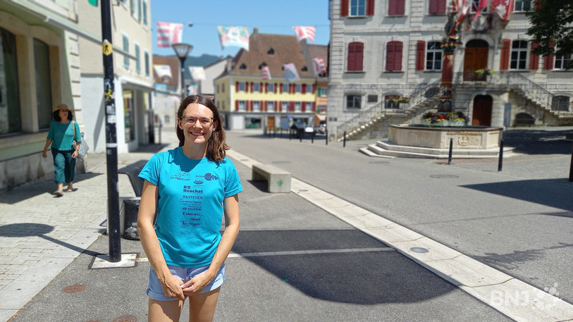 Romane Lachat, présidente du comité d'organisation des Courses du Tabeillon.