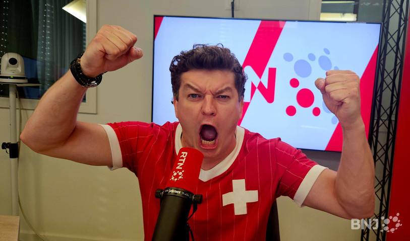 Le supporter no1 de la Nati, Lord Betterave, dans « La Matinale ».