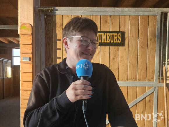 Christa Jacot est étalonnière au manège à Saignelégier.