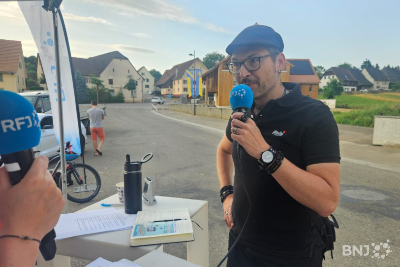 Grégory Champion est président des Echaipouses qui présenteront leur nouveau spectacle en août.